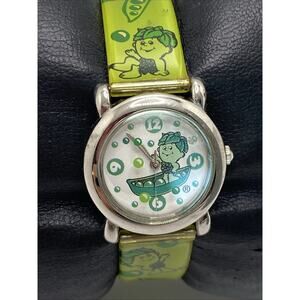 Vintage 1990s Nelsonic Pillsbury Jolly Green Giant Sprout Quartz Watch New Batte